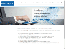 Tablet Screenshot of distecna.com